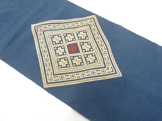 Japanese Kimono / Antique / Nagoya Obi Cotton